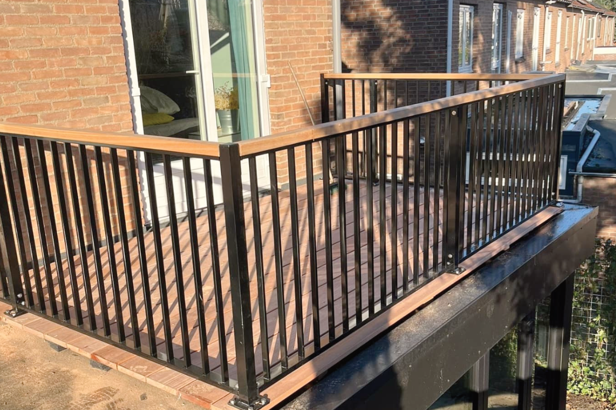 Houten leuning voor balustrades: warm en tijdloos
