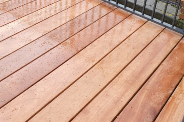 Houten vlonder balkon