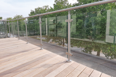 RVS balustrade met glas bestellen