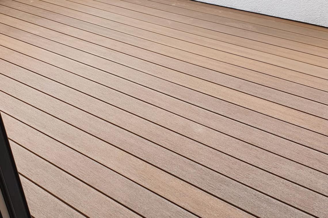 Terras vlonder van hout