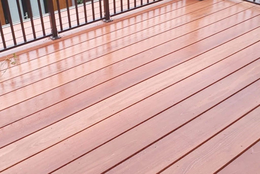 Terras vlonder van hout