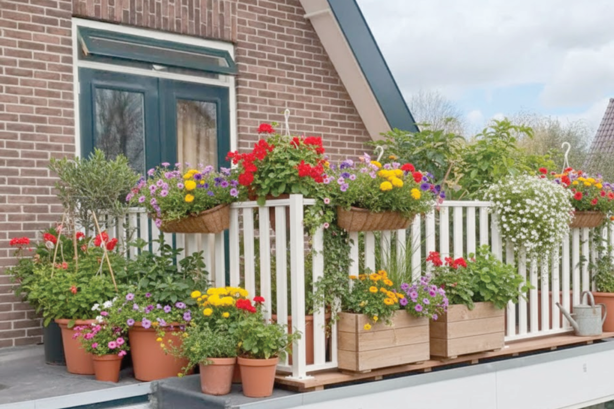 Welke bloemen doen het goed op een balkon?
