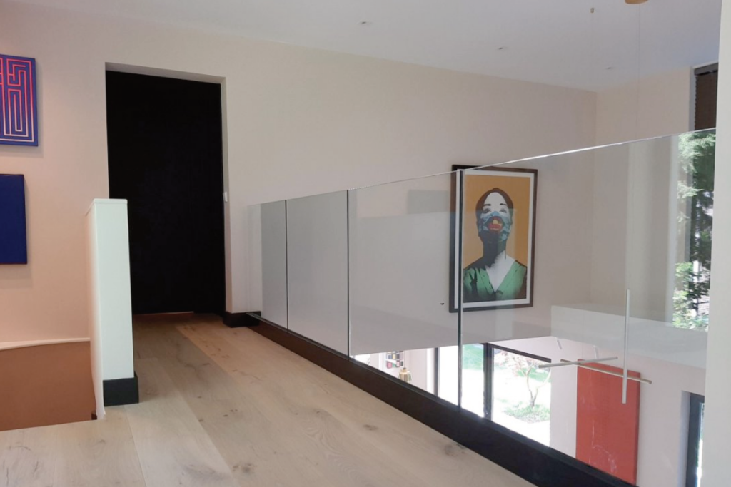 Glasplaten voor een balustrade