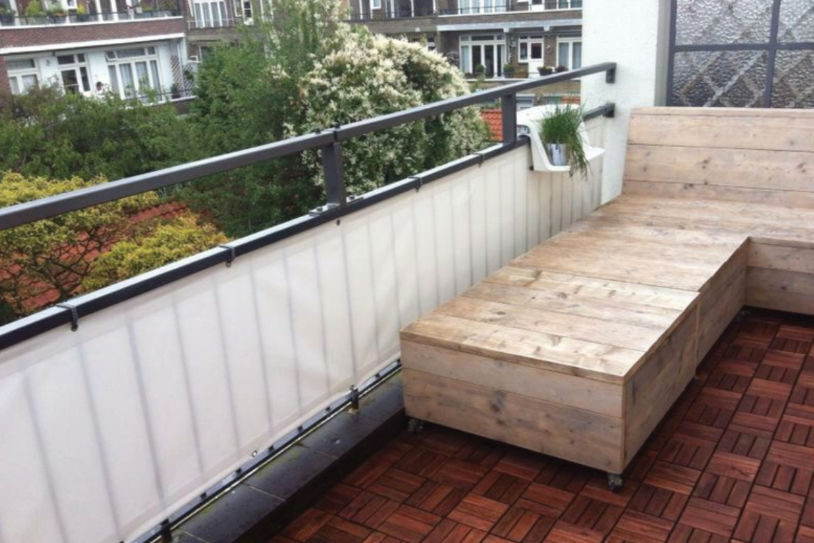 Afschermdoek voor balkon