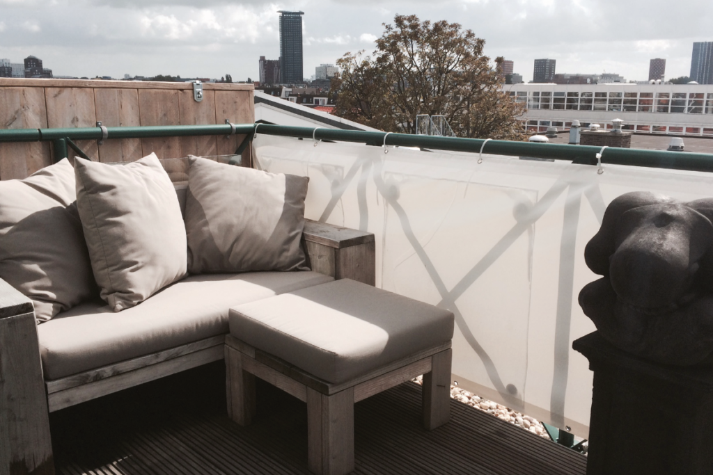Afschermdoek voor balkon