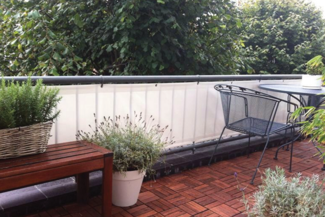 Hoe balkondoek bevestigen