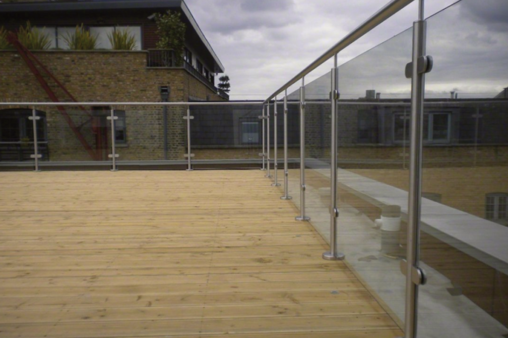 Glazen balustrade in Hoogezand